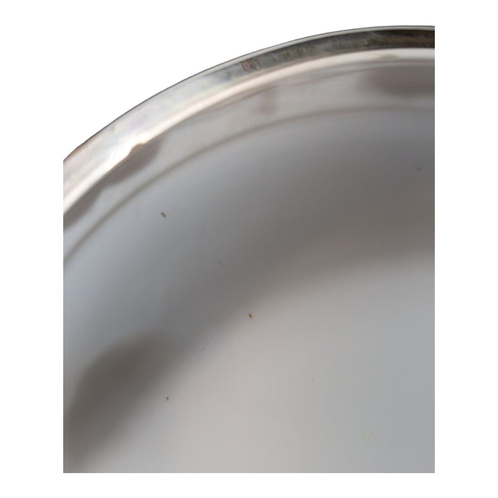 VTG Bohemian Czech Opaline Glass Bowl with Gold Motif Smoke Bowl/Candy Bowl READ - Picture 3 of 16